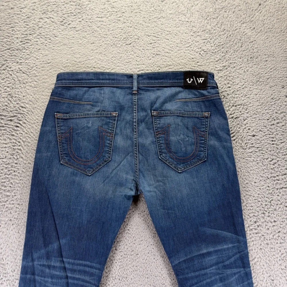 VTG True Religion Westbrook Rocco Jeans Men's 38x34 Blue Cotton Denim Skinny USA